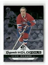 2024-25 SP Authentic Holofoil Legends Henri Richard #HFL-11 card