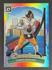 2025 Donruss Optic Downtown Aaron Rodgers #25 card