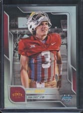 2025 Bowman University Chrome Base Image Variation Refractor Rocco Becht #SP-15 card