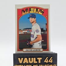 Jacob deGrom 2021 Topps Heritage card