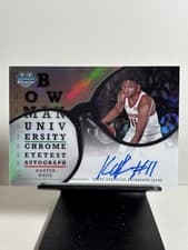 2024-25 Bowman University Chrome Eye Test Autographs Karter Knox #ETA-KKN card