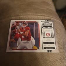 Bryce Young 2023 Panini Chronicles Draft Picks Contenders College Ticket card