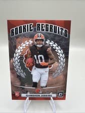 2025 Donruss Optic Rookie Recruits Quinshon Judkins #13 card