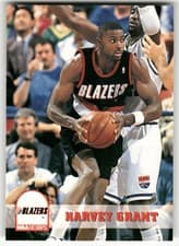 Harvey Grant 1993-94 Hoops Base Set card