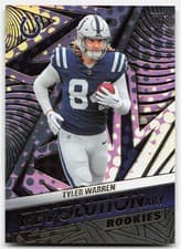 Tyler Warren 2025 Panini Revolution Revolutionary Rookies card