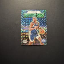 2024-25 Panini Mosaic Thunder Road Tyrese Maxey #12 card