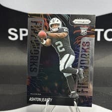 2025 Panini Prizm Fireworks Ashton Jeanty #10 card