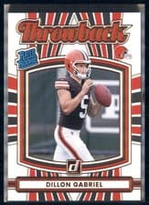 Dillon Gabriel 2025 Donruss Rated Rookie Throwback card