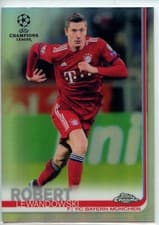 Robert Lewandowski 2018 Topps Chrome UEFA Champions League card