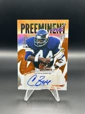 2025 Topps Signature Class Preeminent Ink Chuck Foreman #PI-CF card