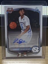2025-26 Bowman Paper Prospects Retail Autographs Isaiah Denis #PA-ID card
