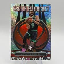 2024-25 Panini Totally Certified Certified Bucket Jayson Tatum #11 card