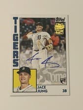 2025 Topps Archives Fan Favorite Autographs 1984 Jace Jung #84FFA-JJ card