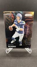 2025 Panini Prizm Fireworks Sam Darnold #3 card