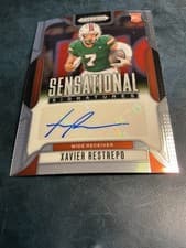 2025 Panini Prizm Draft Picks Sensational Signatures Xavier Restrepo #67 card