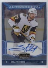 Shea Theodore 2024-25 O-Pee-Chee Platinum Blue Rainbow Autographs card