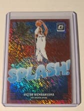 Victor Wembanyama 2024 Panini Donruss Optic Splash card