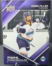 2026 Upper Deck National Hockey Card Day PWHL Powerhouse Sarah Fillier #PS-1 card