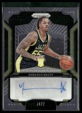 Armando Bacot 2024-25 Panini Prizm Rookie Penmanship card