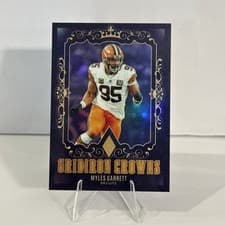 2024 Panini Phoenix Gridiron Crowns Myles Garrett #GC-MGT card