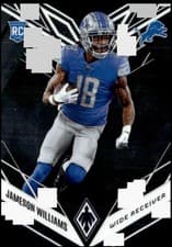 Jameson Williams 2022 Panini Phoenix card
