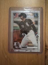 Luis Robert 2020 Bowman Chrome card
