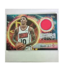 2025-26 Topps Swish and Stitch Relics Jabari Smith Jr. #SST-JSJ card