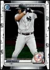 Jasson Dominguez 2020 Bowman Chrome Prospects card