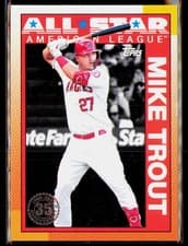 2025 Topps 1990 Topps All-Star Baseball Mike Trout #90AS-10 card