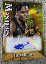 2024-25 Finest Masters Autographs Isaiah Collier #MA-IC card
