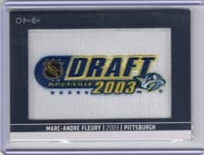 Marc-Andre Fleury 2024-25 O-Pee-Chee First Round Draft Patches card
