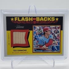 2026 Topps Heritage Flashback Relics Ted Simmons #FBR-TS card