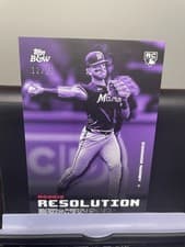 2025 Topps Black & White Rookie Resolution Connor Norby #RR7 card