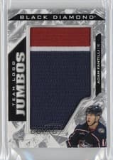 2024-25 Upper Deck Black Diamond Team Logo Jumbo Patch Puzzle - Blue Jackets Adam Fantilli #TL-AF card