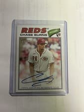 2026 Topps Heritage Real One Autographs Chase Burns #ROA-CBU card