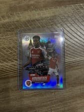 2025-26 Topps UEFA Club Competitions Home Pitch Advantage Bukayo Saka #HP-10 card