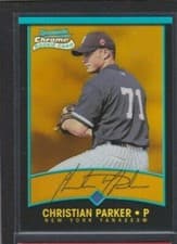 Christian Parker 2001 Bowman Chrome card