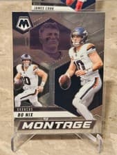 Bo Nix 2025 Panini Mosaic Montage card