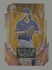 Shota Imanaga 2024 Topps Cosmic Chrome Supernova card