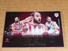 2025-26 Panini Contenders EuroLeague EuroLeague Basketball Legends Vassilis Spanoulis #8 card