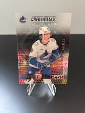 2025-26 Upper Deck Credentials Acetate Debut Ticket Access Braeden Cootes #DTAA-BC card