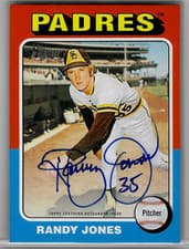 2024 Topps Heritage Real One Autograph Randy Jones #ROARJ card