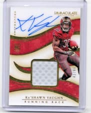 Ke'Shawn Vaughn 2020 Panini Immaculate Collection card