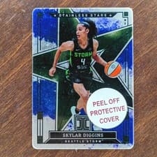 2025 Panini Impeccable WNBA Stainless Stars Skylar Diggins #20 card