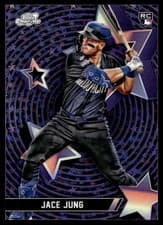 2025 Topps Cosmic Chrome StarFractor Jace Jung #SF-72 card