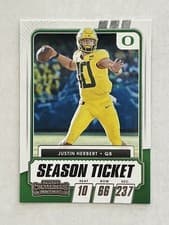 2021 Panini Contenders Draft Picks Justin Herbert #11