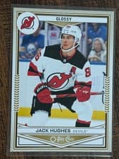 Jack Hughes 2024 Upper Deck O-Pee-Chee Glossy card