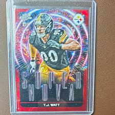 2025 Topps Cosmic Chrome Supernova T.J. Watt #SPN-25 card