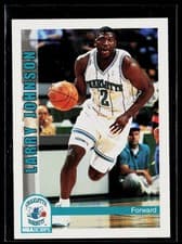Larry Johnson 1992-93 Hoops Base Set card