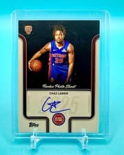 2025-26 Topps Rookie Photo Shoot Autographs Chaz Lanier #RP-CL card